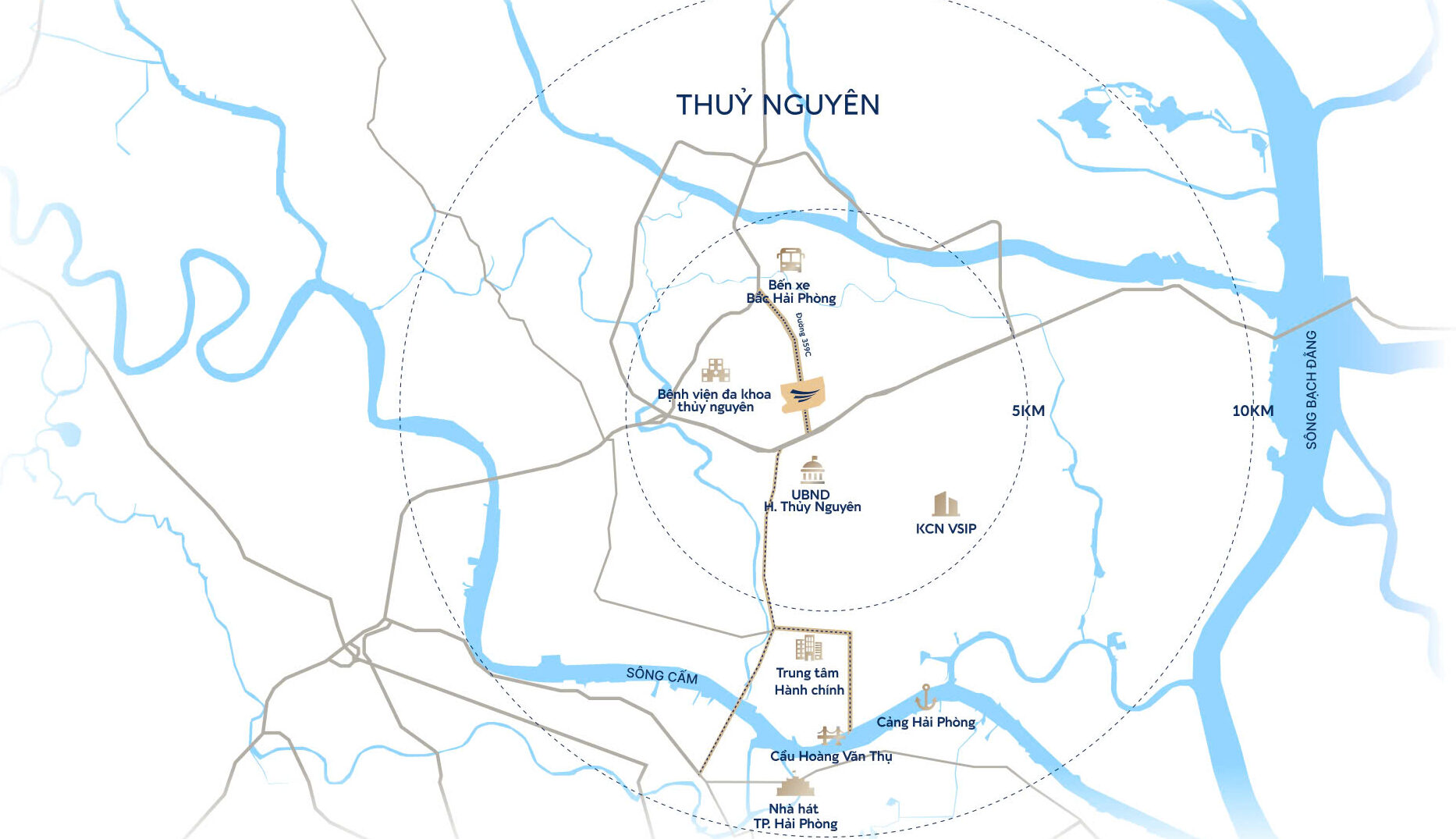 Vị trí Vlasta Thủy Nguyên