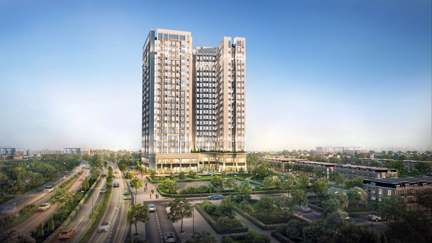 Phối cảnh chung cư The Zenith Hải Phòng
