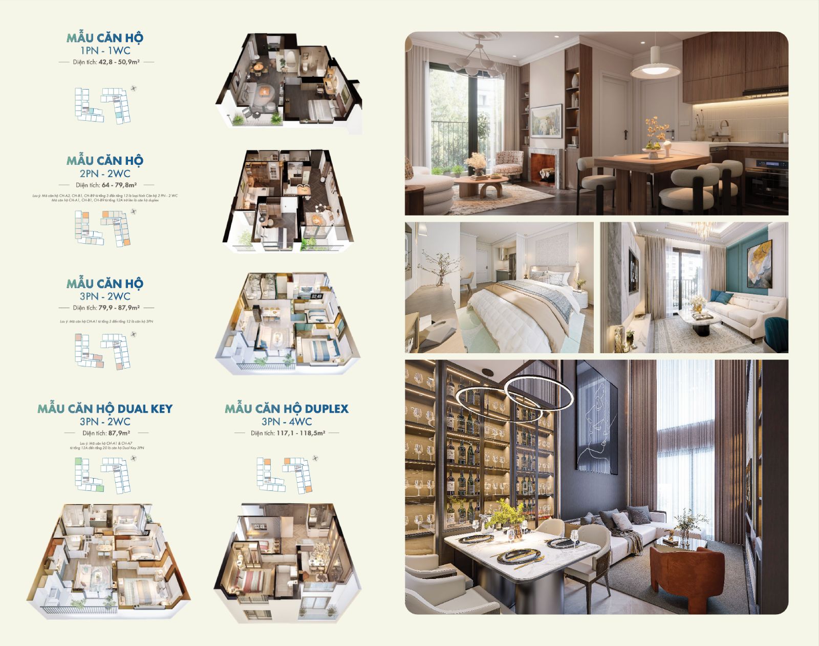 Chung cư The Zenith Hải Phòng 5 Mẫu căn hộ The Zenith Hải Phòng